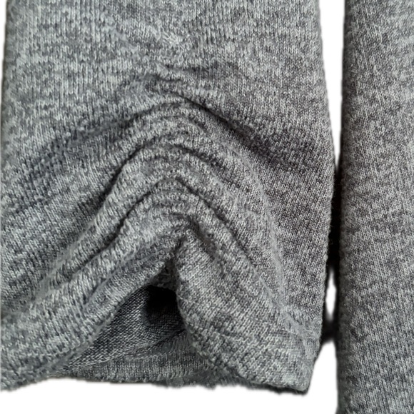 Soft Knit Swing Shirt V-Neck 3/4 Sleeves Ruched 18/20 1X 2X - Picture 3 of 6